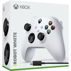 Microsoft Xbox Series X | S Wireless Controller with Bluetooth (Robot White) + USB Type-C кабель