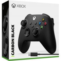 Геймпад Microsoft Xbox Series X, S (Carbon Black) + USB Type-C кабель
