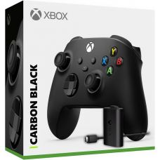 Геймпад Microsoft Xbox Series X, S (Carbon Black) + Play & Charge Kit