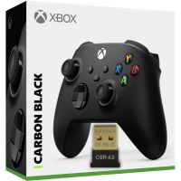 Геймпад Microsoft Xbox Series X, S (Carbon Black) + Bluetooth Adapter