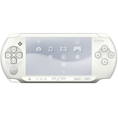 Sony PSP E1000 Street   Ice White + Чехол + Пленка + USB кабель