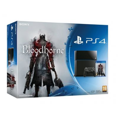 Sony PlayStation 4 500Gb + Гра Bloodborne: Породження крові (російська версія)