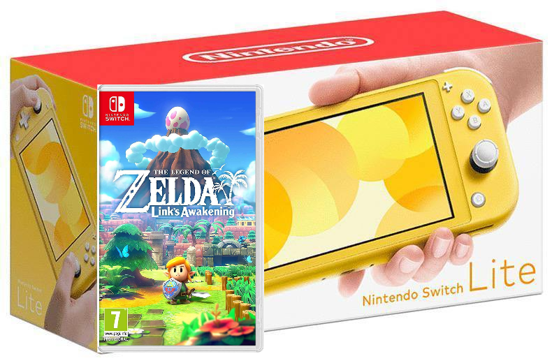 Купити Nintendo Switch Lite Yellow + Гра The Legend of Zelda