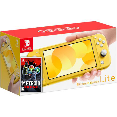 Купить Nintendo Switch Lite Yellow + Игра Metroid Dread в Киеве с ...