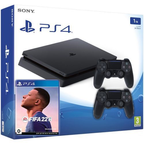 Купить Sony Playstation 4 Slim 1Tb + FIFA 22 + DualShock 4 в Киеве с ...