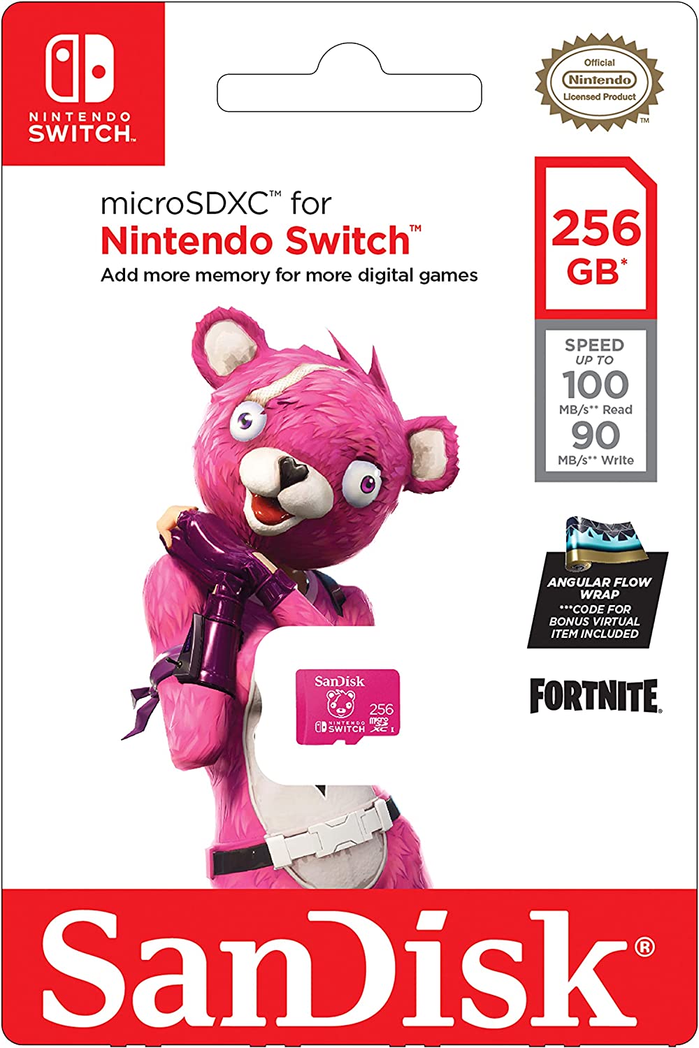 Купить Карта памяти SanDisk Micro SD 256Gb for Switch Fortnite Edition в  Киеве с доставкой по Украине – цены| Up2Date