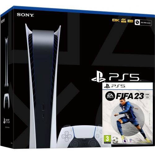 Купить Sony PlayStation 5 White 825Gb Digital Edition + FIFA 23 в Киеве с  доставкой по Украине – цены