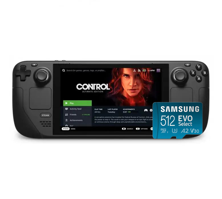 Купить Valve Steam Deck 64GB Black + Карта Памяти Samsung 512Gb в Киеве ...