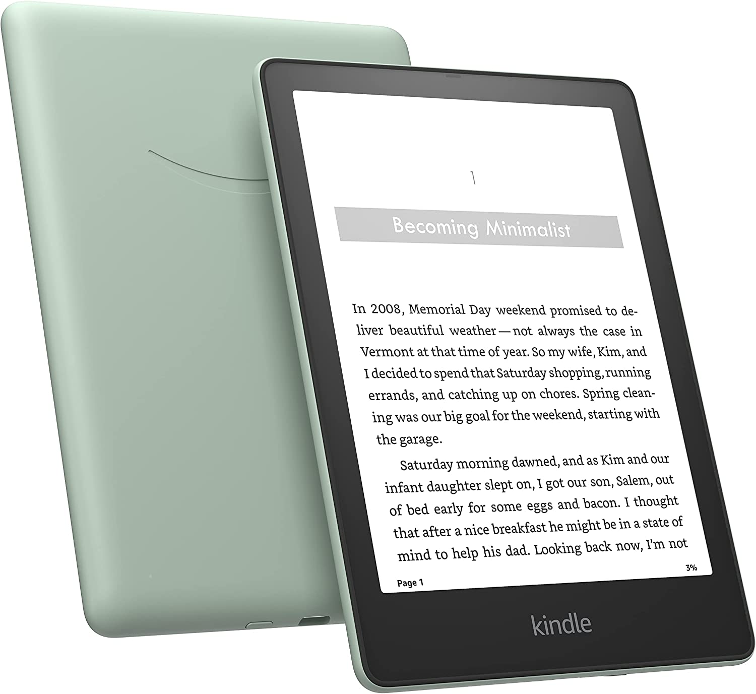 Купить Kindle Paperwhite Signature Edition 11th Gen. 32GB (Agave Green ...