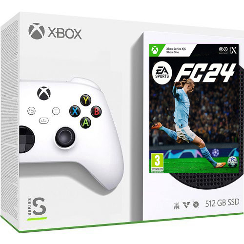 Купить Microsoft Xbox Series S 512Gb + EA SPORTS FC 24 в Купить Microsoft Xbox Series S 512Gb + EA SPORTS FC 24 в