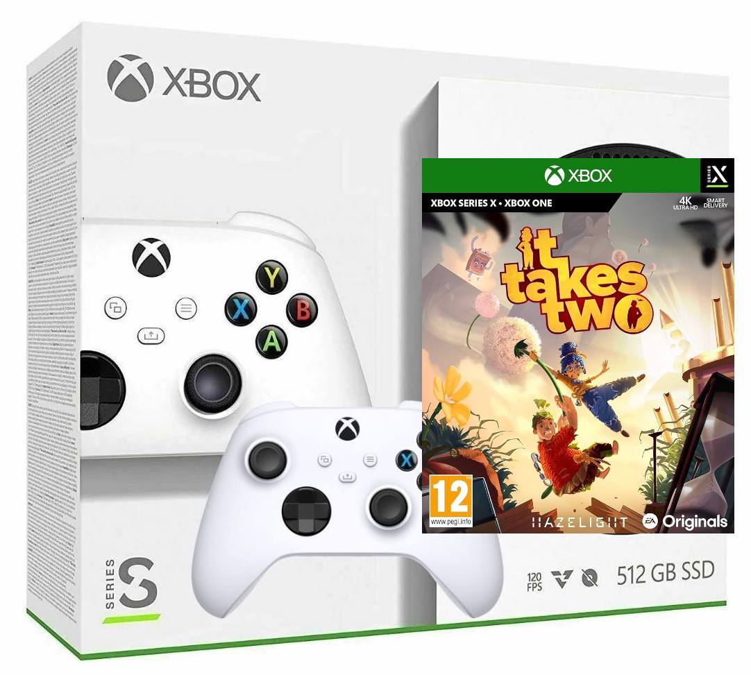Купить Microsoft Xbox Series S 512Gb + Игра It Takes Two + Controller в ...