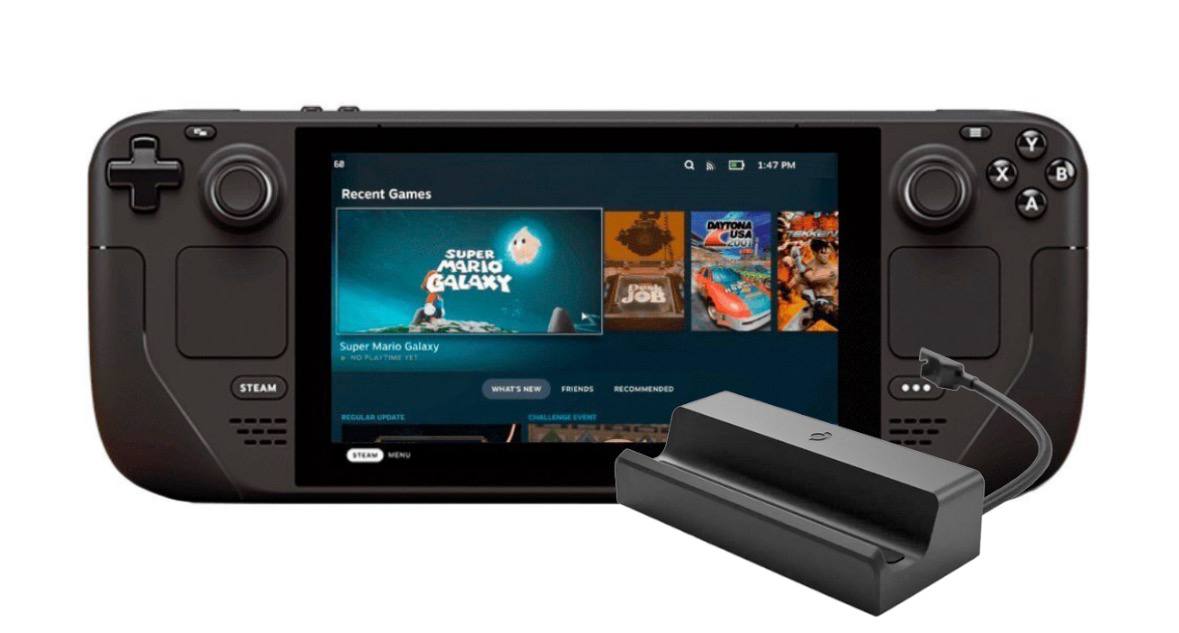Купить Valve Steam Deck OLED 1Tb Black + Док-станция для консоли в