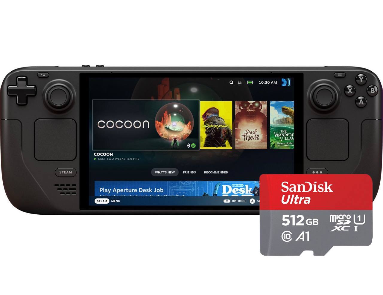 Купить Valve Steam Deck OLED 1Tb + Карта памяти SanDisk Ultra 512Gb в ...