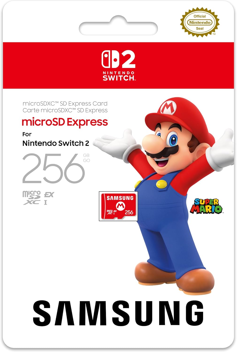 Купить Карта памяти Samsung Micro SD Express 256Gb для Nintendo