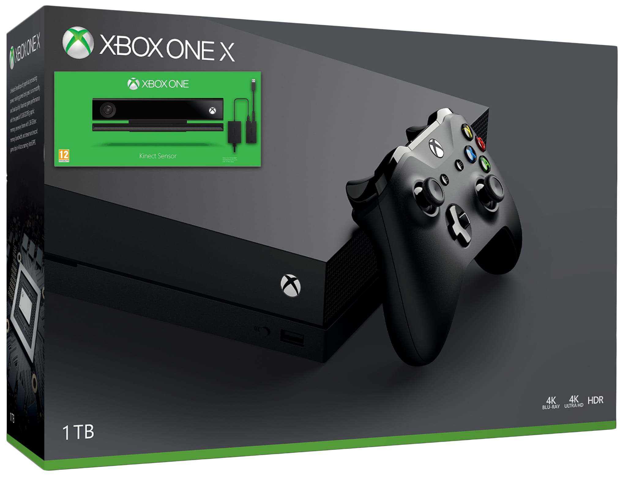 ≡ Microsoft Xbox One X 1Tb + Adapter Kinect + Kinect – купить в ...
