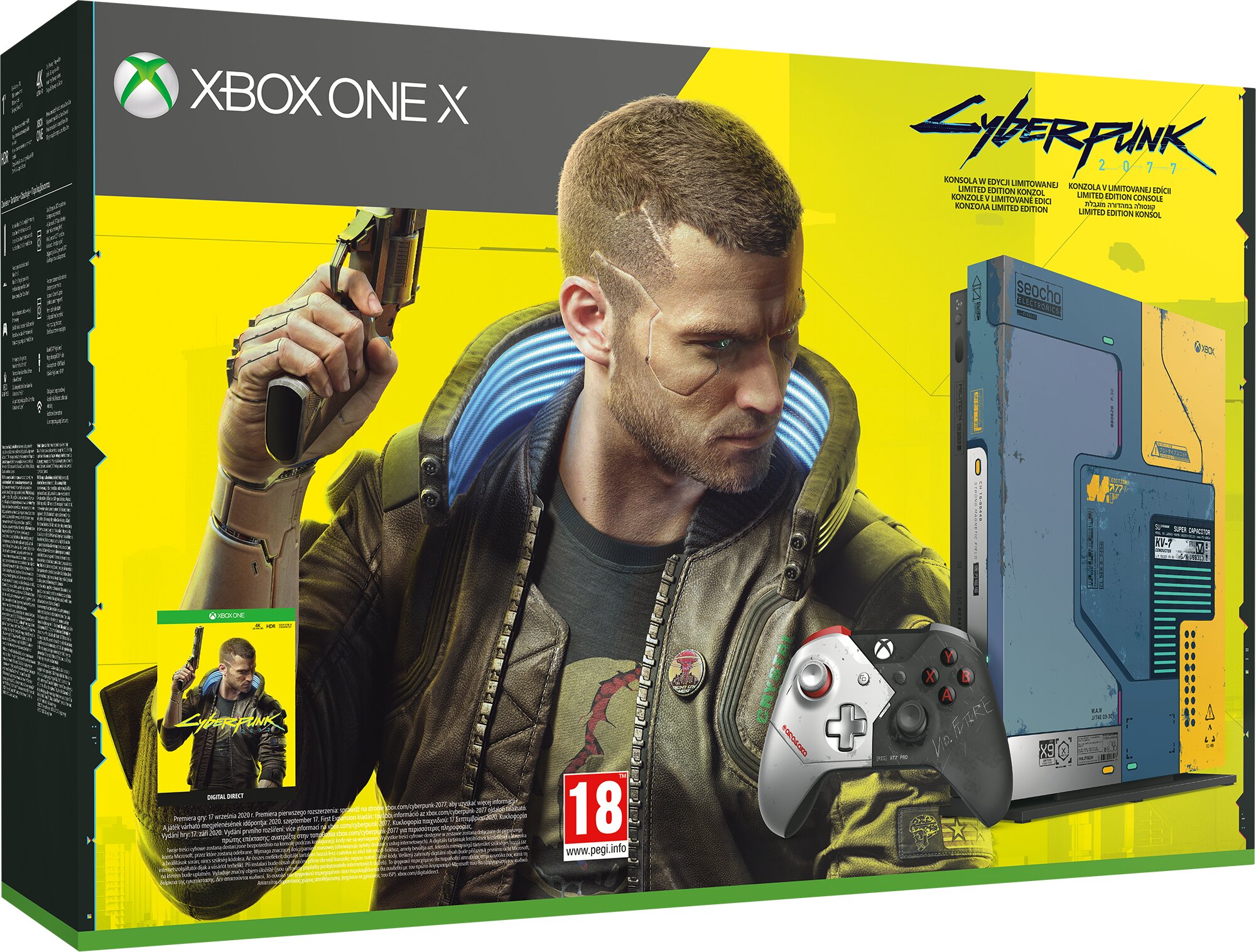 Купить Microsoft Xbox One X 1Tb Cyberpunk 2077 Limited Edition + Игра  Cyberpunk 2077 (Б/У) в Киеве с доставкой по Украине – Майкрософт Икс Бокс  Ван 1 ТБ Киберпанк 2077 Лимитед Эдишен цены| Up2Date