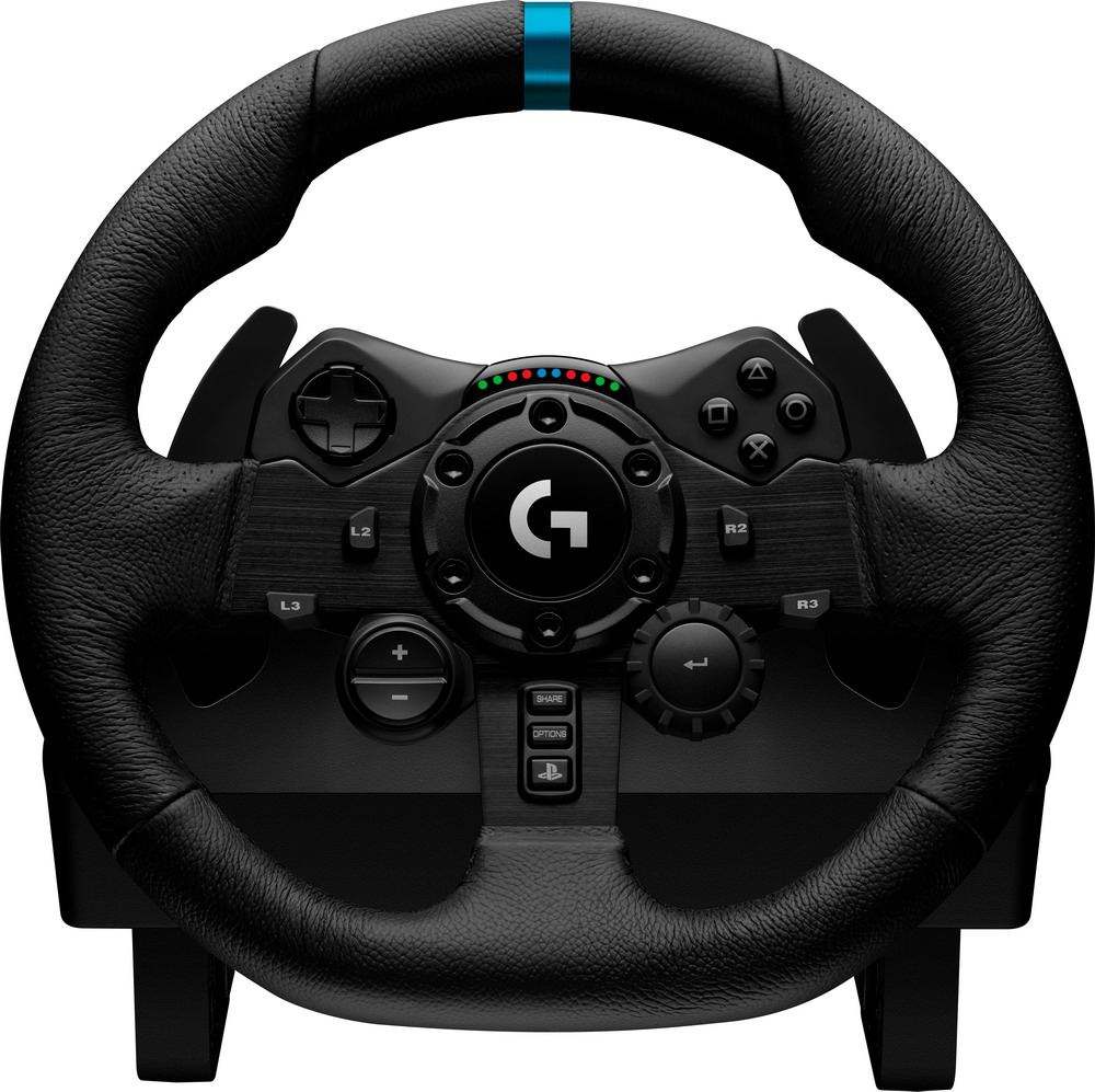 Logitech G923 レーシングホイール ≡ Руль и педали Logitech G923 Racing Wheel and Pedals for PS4/PS5