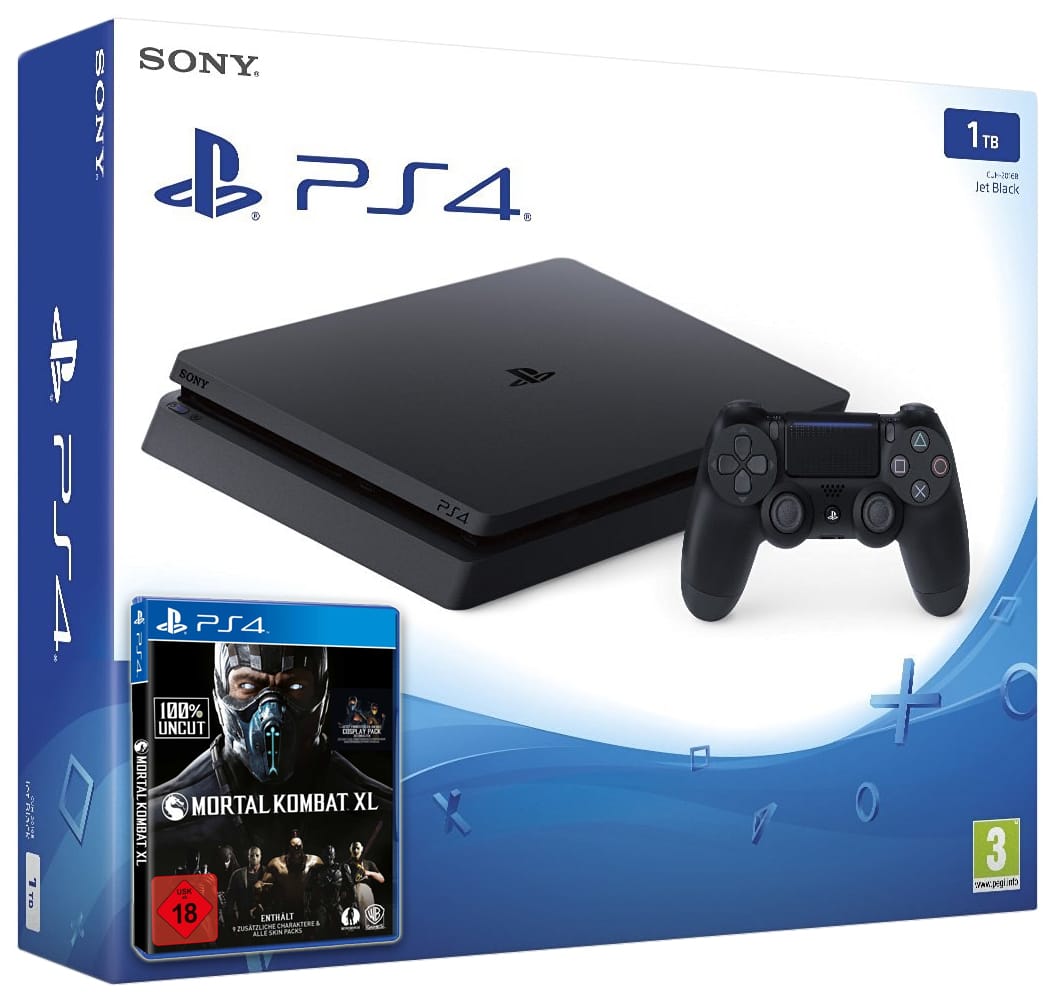 ≡ Sony Playstation 4 Slim 1Tb + Mortal Kombat XL (русская версия) – купить  в интернет-магазине Up2date, цены в Киеве и Украине