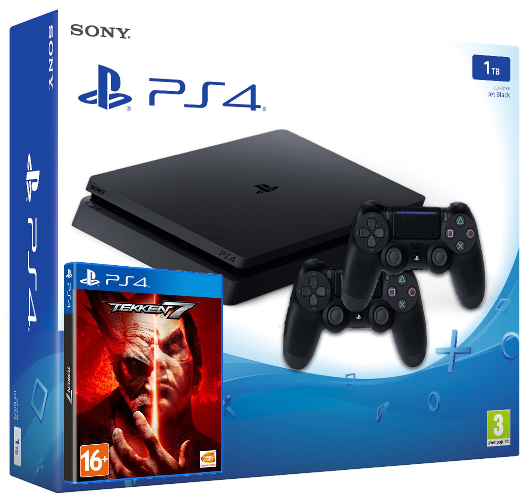 ≡ Sony Playstation 4 Slim 1Tb + Tekken 7 (русские субтитры) +