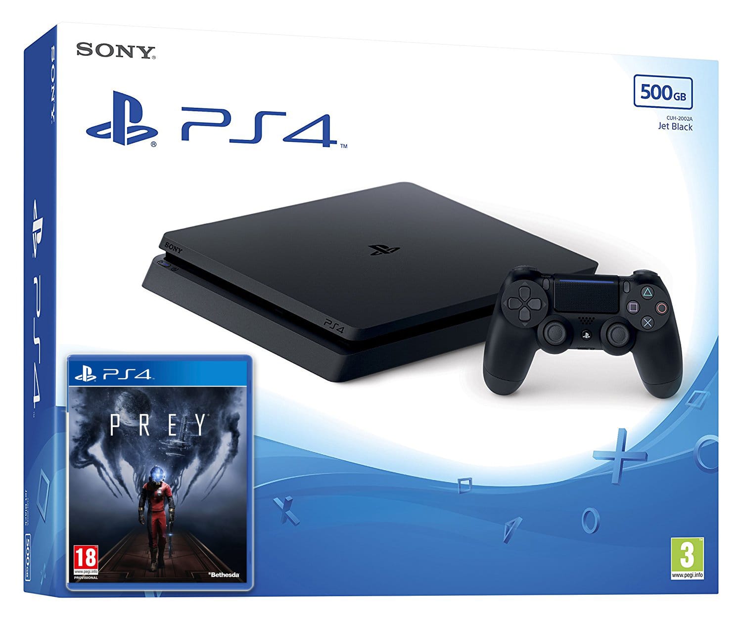 ≡ Игровая консоль Sony Playstation Slim 500Gb Prey (русская