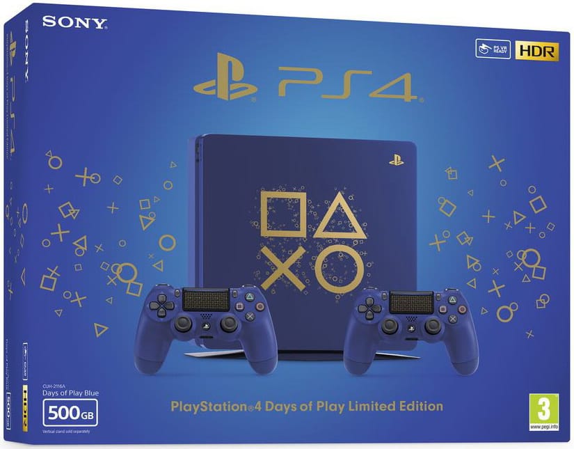 PlayStation4 - PS4 Days of play limited edition    本体 シックなデザインの限定PS4「Days of Play Limited Edition」1TB