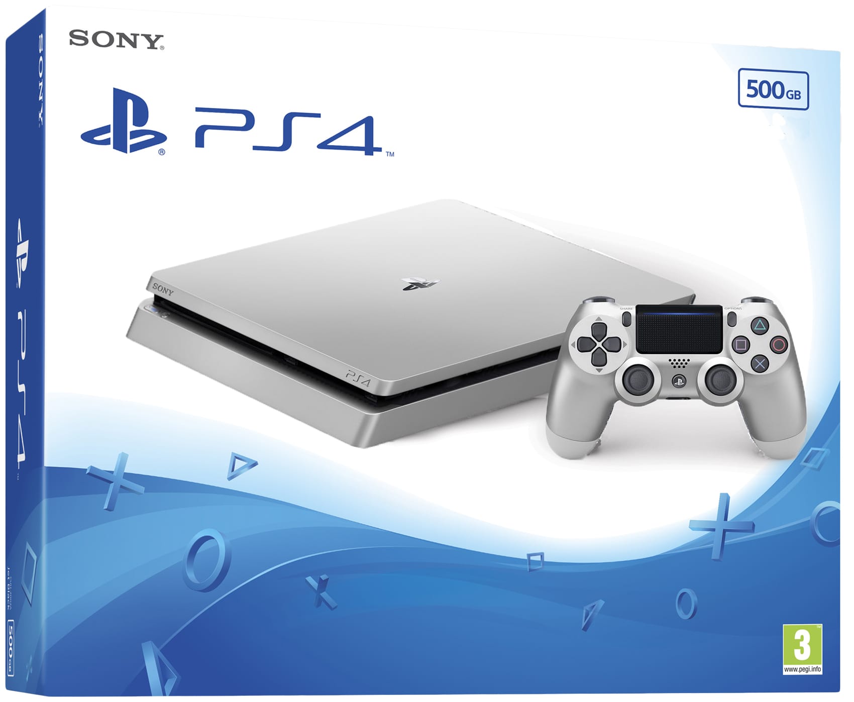 ≡ Игровая консоль Sony Playstation 4 Slim 500Gb Silver – купить в ...