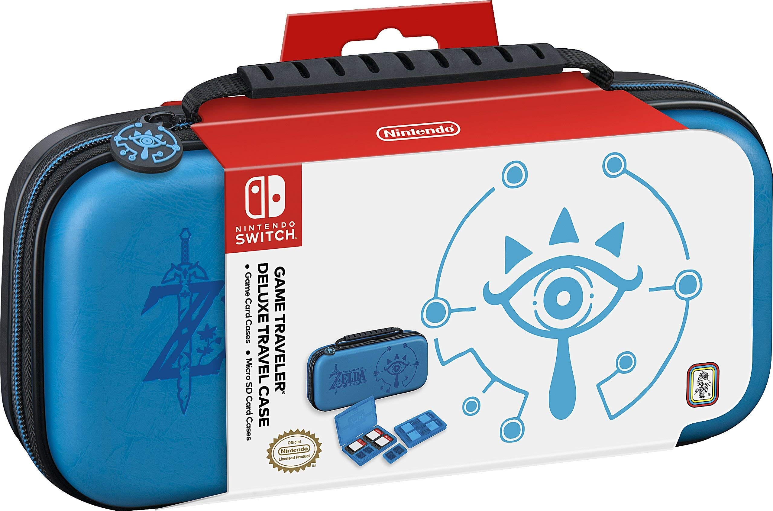 ≡ Чехол Deluxe Travel Case (Zelda Sheikah Eye Blue