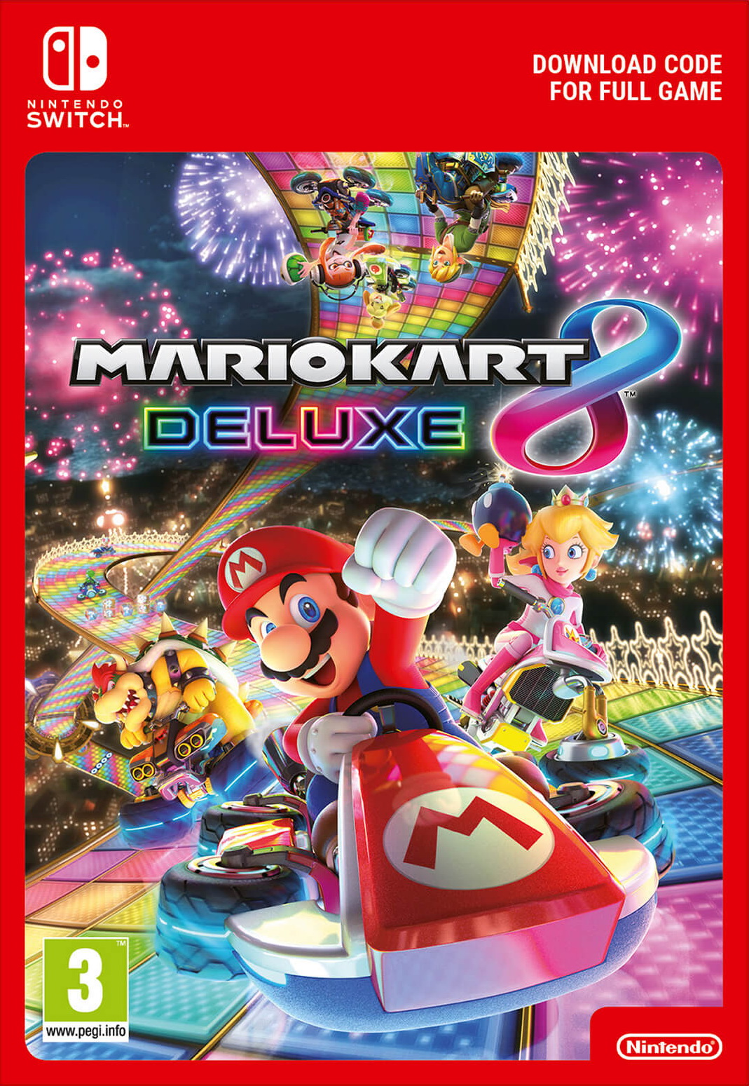 ≡ Mario Kart 8 Deluxe (ваучер на скачивание) (русская версия) (Nintendo  Switch) – купить в интернет-магазине Up2date, цены в Киеве и Украине