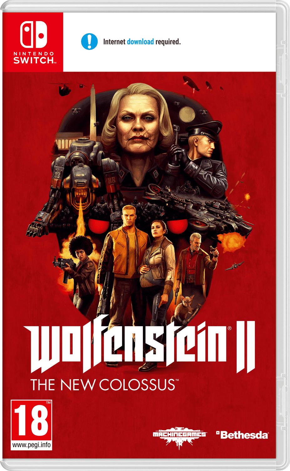 ≡ Wolfenstein II: The New Colossus (русская версия) (Nintendo Switch ...