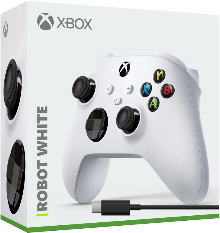≡ Геймпад Microsoft Xbox Series X, S (Robot White) + USB Type-C кабель ...