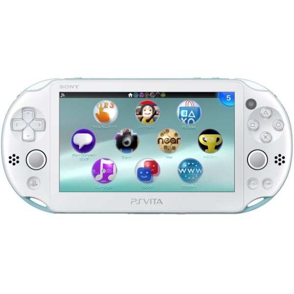 PSVITA PCH-2000 ライトブルー/ホワイト 3-066 sony-playstation-vita-light-